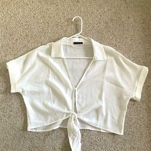 Women Cotton On Crop Top Blouse